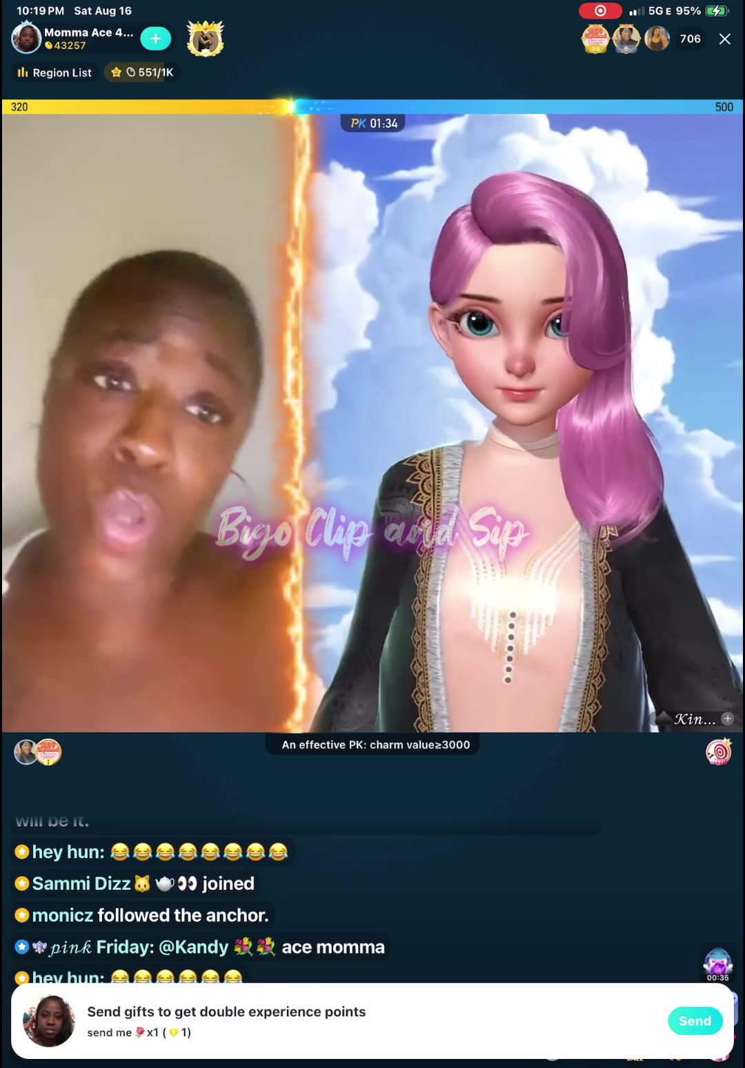 Aces mom lines King B n reads him about being gay 8/16/25 #bigoclipandsip