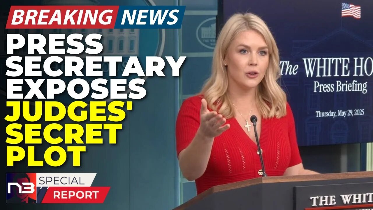 🚨BREAKING: Trumps Press Secretary Just Exposed Judges Secret Plot & Their Response Is Shocking