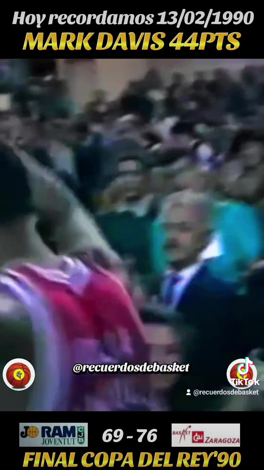 MARK DAVIS 44PTS MVP FINAL COPA DEL REY90