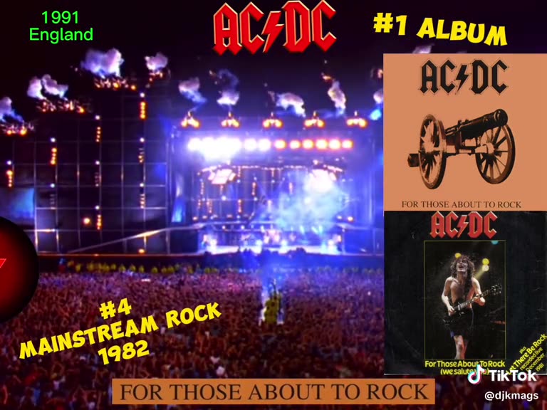 FOR THOSE ABOUT TO ROCK ~ AC/DC ( LIVE )