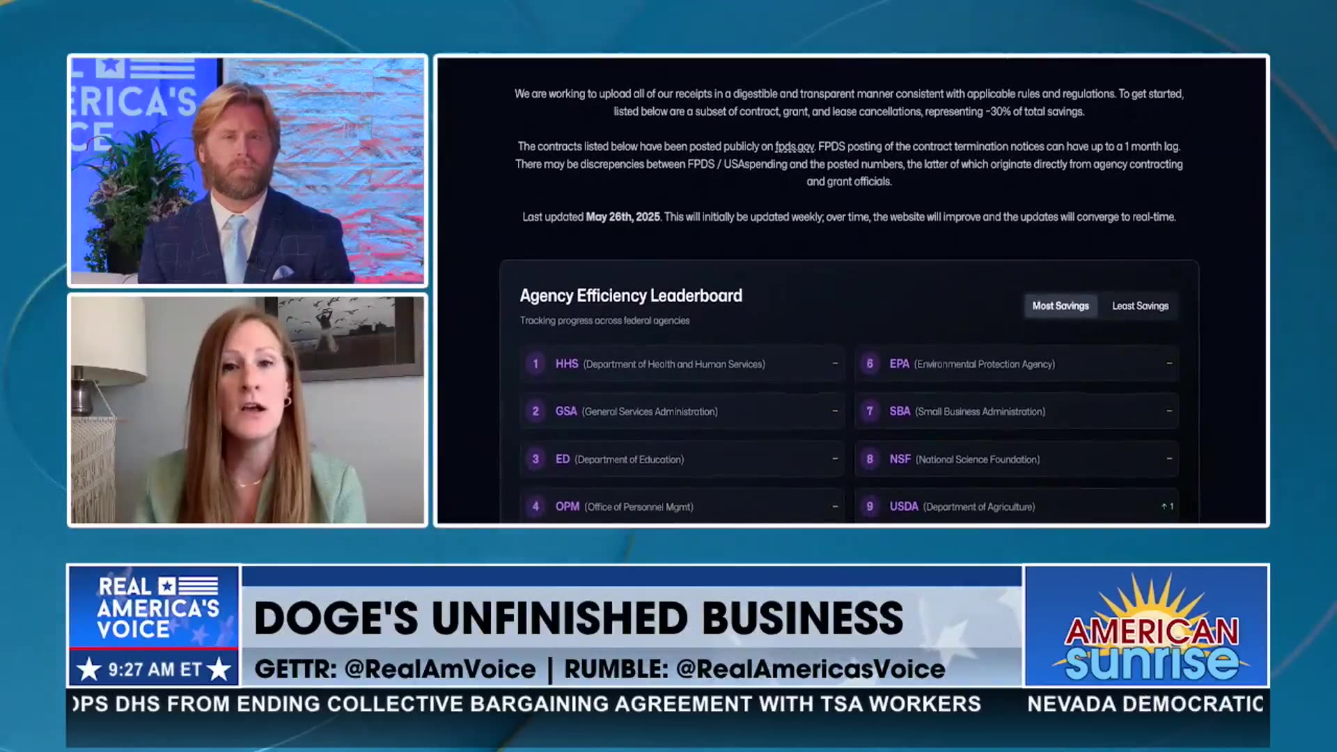 DOGES UNFINISHED BUSINESS