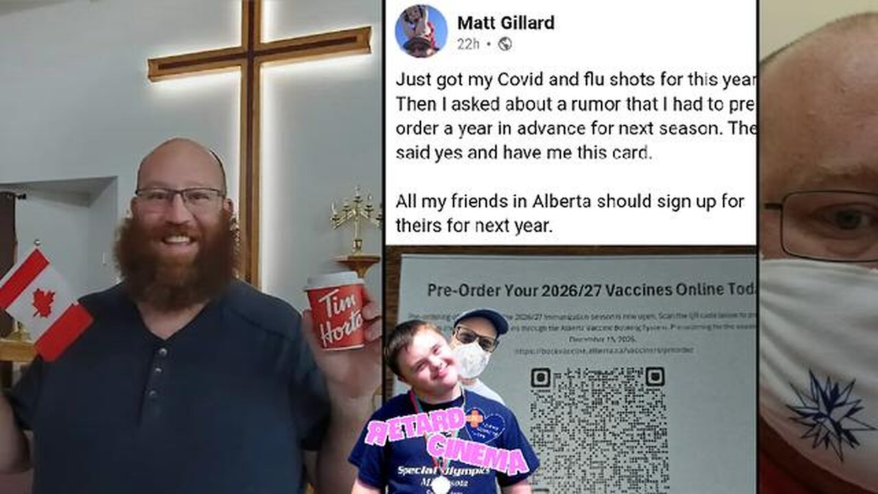 Pastor Fat Boy Matt urges you to get vaccinated and preorder next years offerings!