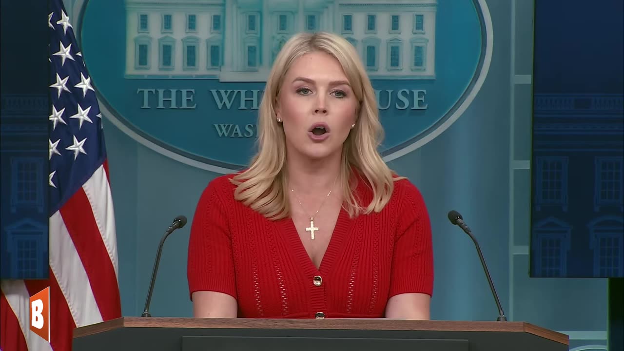 Trump Press Secretary Karoline Leavitt Holds Press Conference At White House - May 29th...