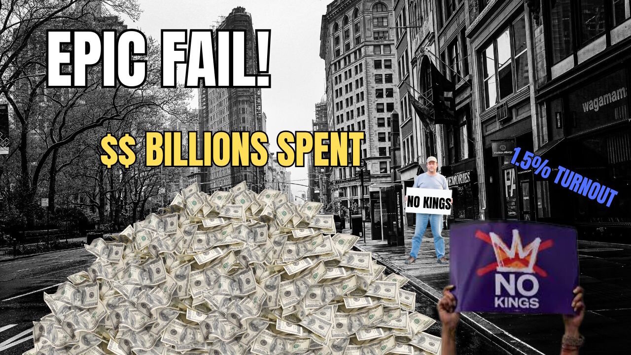 No Kings Movement COLLAPSES Despite Massive War Chest