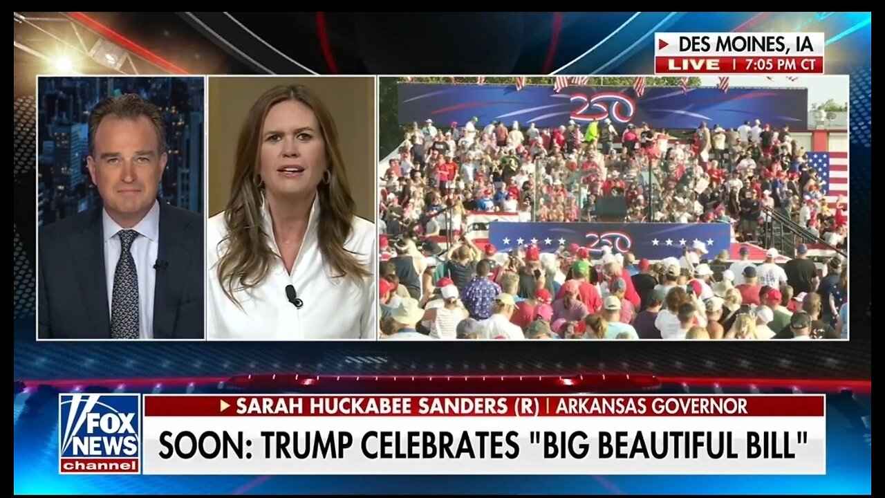 Gov Huckabee Sanders: Trumps Moving At An Insane Speed
