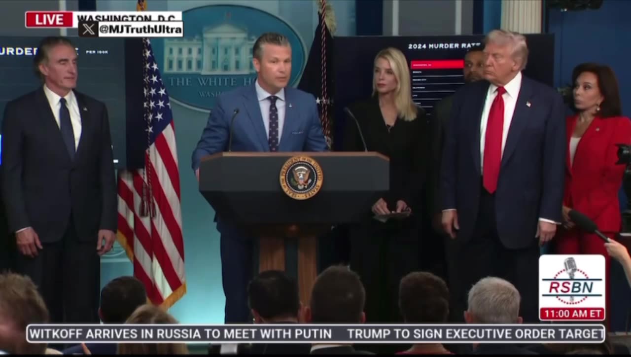 Pete Hegseth: Military will come Flowiny into the Streets of DC in the coming Week