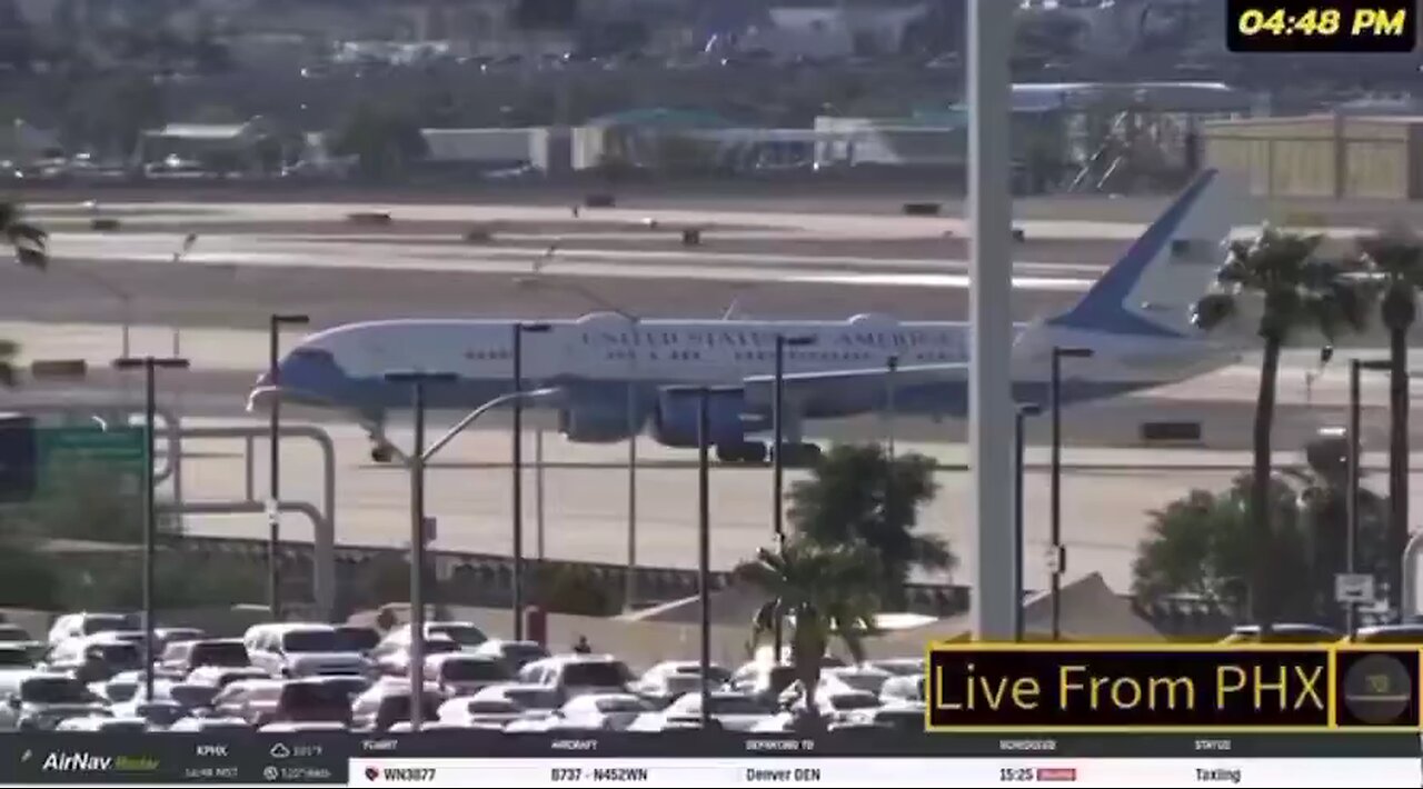 Emotional Homecoming: Air Force Two Lands with Charlie Kirks Casket at PHX on 9/11