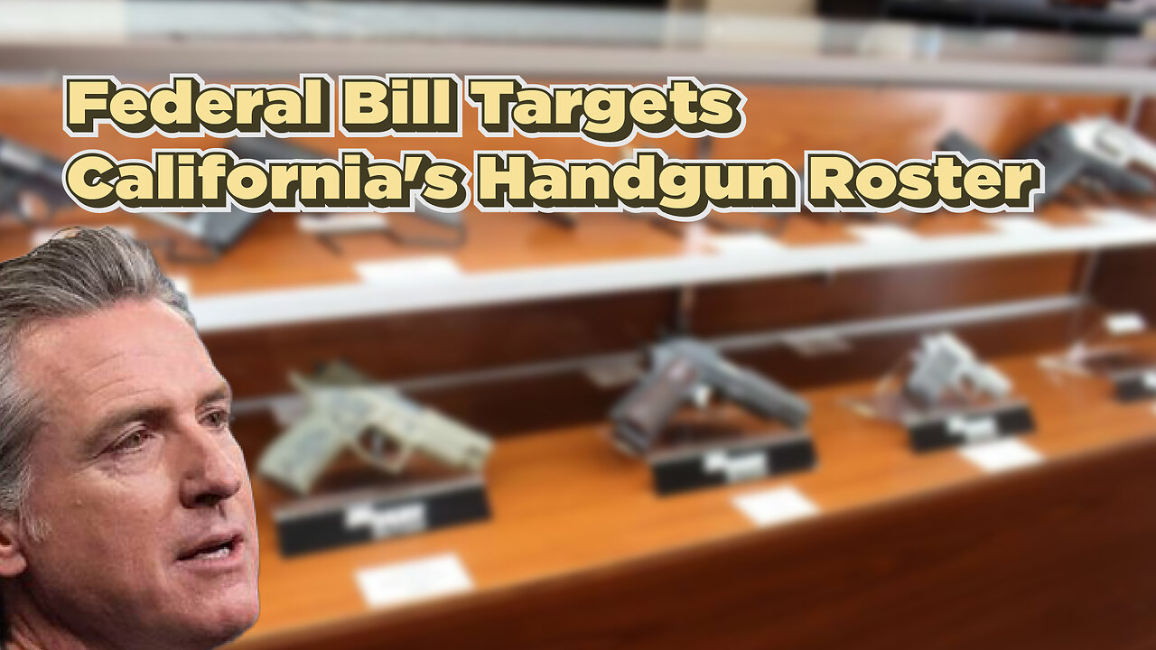 Is this Happening! Federal Bill Targets Californias Handgun Roster