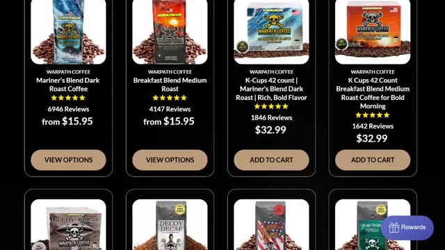 TEJ GILL WARPATH COFFEE: PROMOCODE 'WARROOM' 20% OFF THIS WEEKEND