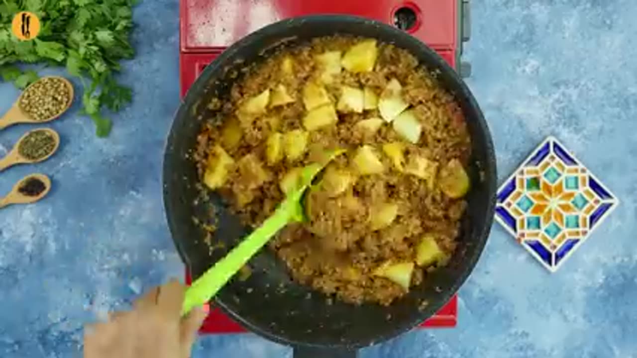 Dhaba Style Aloo Keema Recipe By Food Fusion