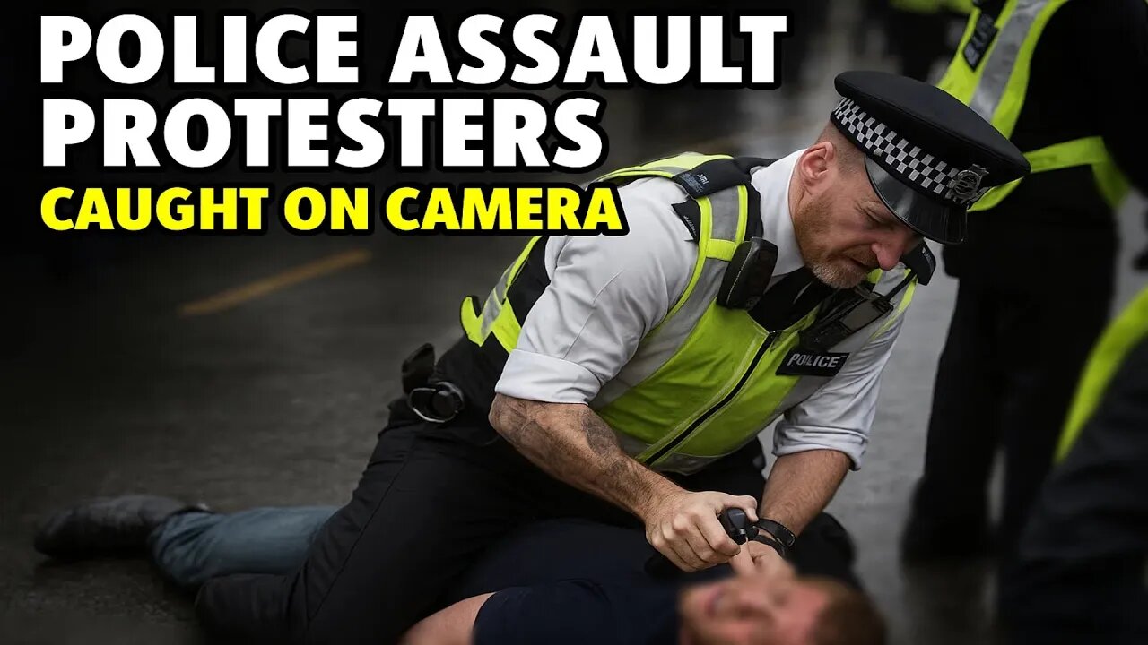 Shocking Police Overreach Caught on Camera: Peaceful Protesters Rammed to the Ground!