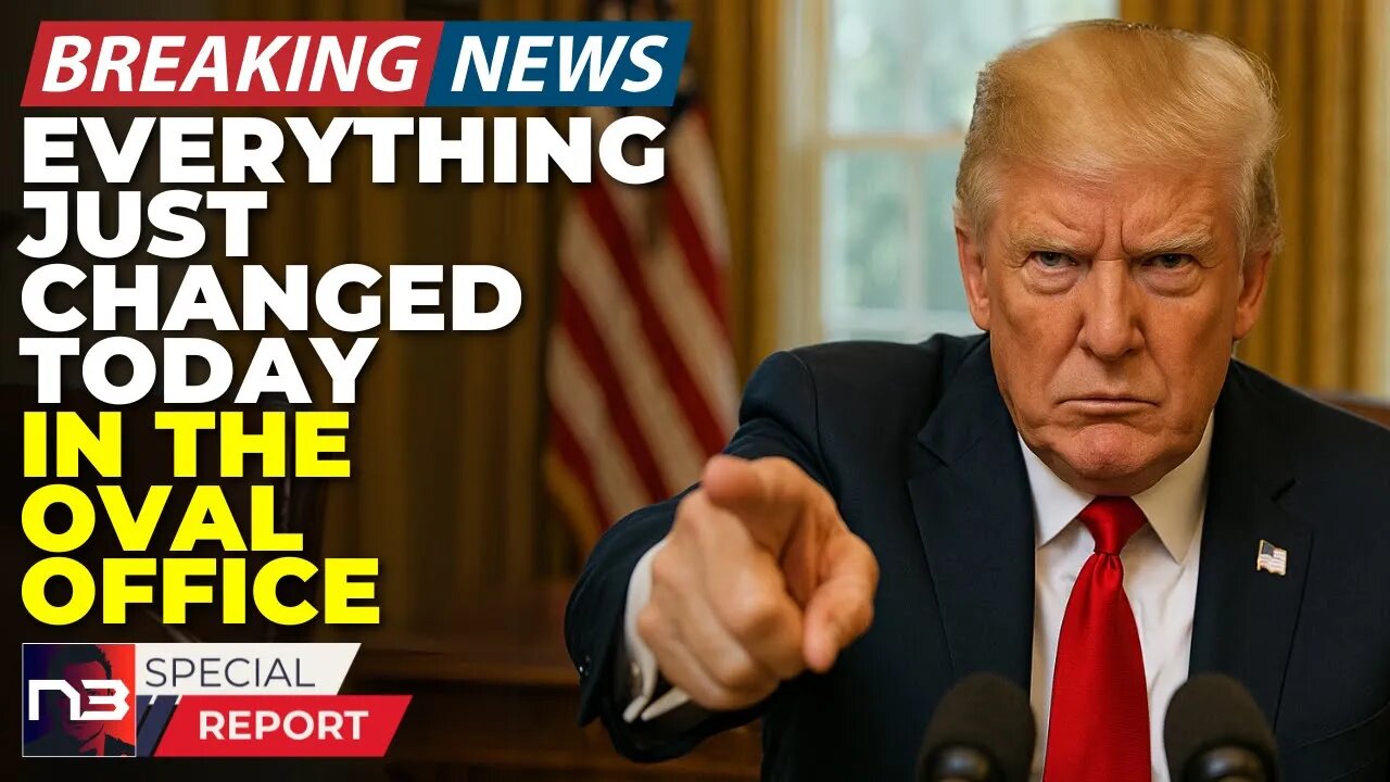 🚨BREAKING: What Went Down In The Oval Today Changes Everything And Corrupt Officials Are Panicking