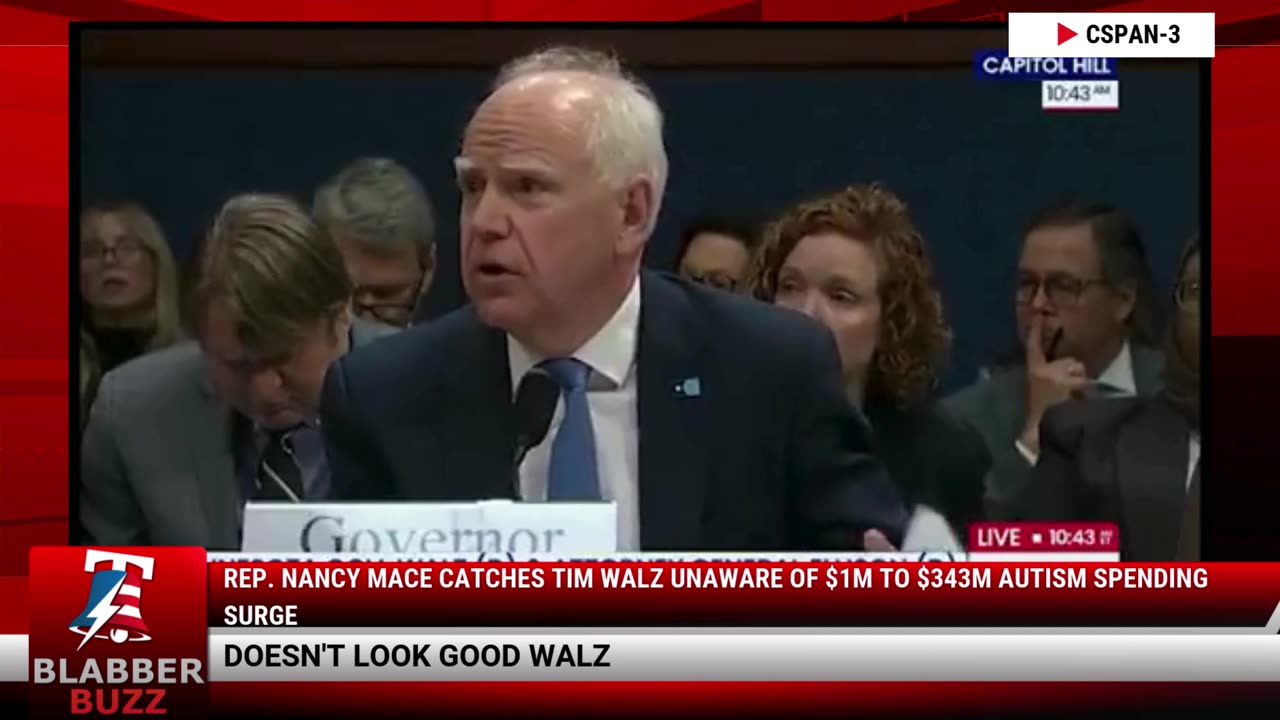 Rep. Nancy Mace Catches Tim Walz Unaware Of $1M to $343M Autism Spending Surge
