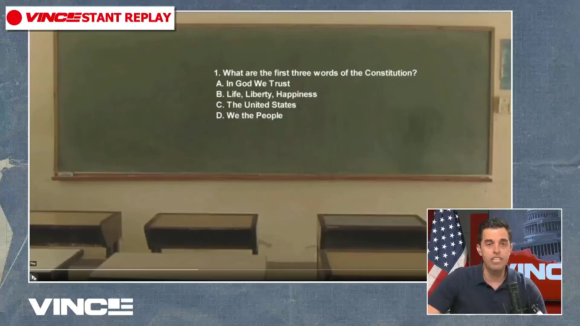 WATCH: Vince Takes The Viral MAGA Test