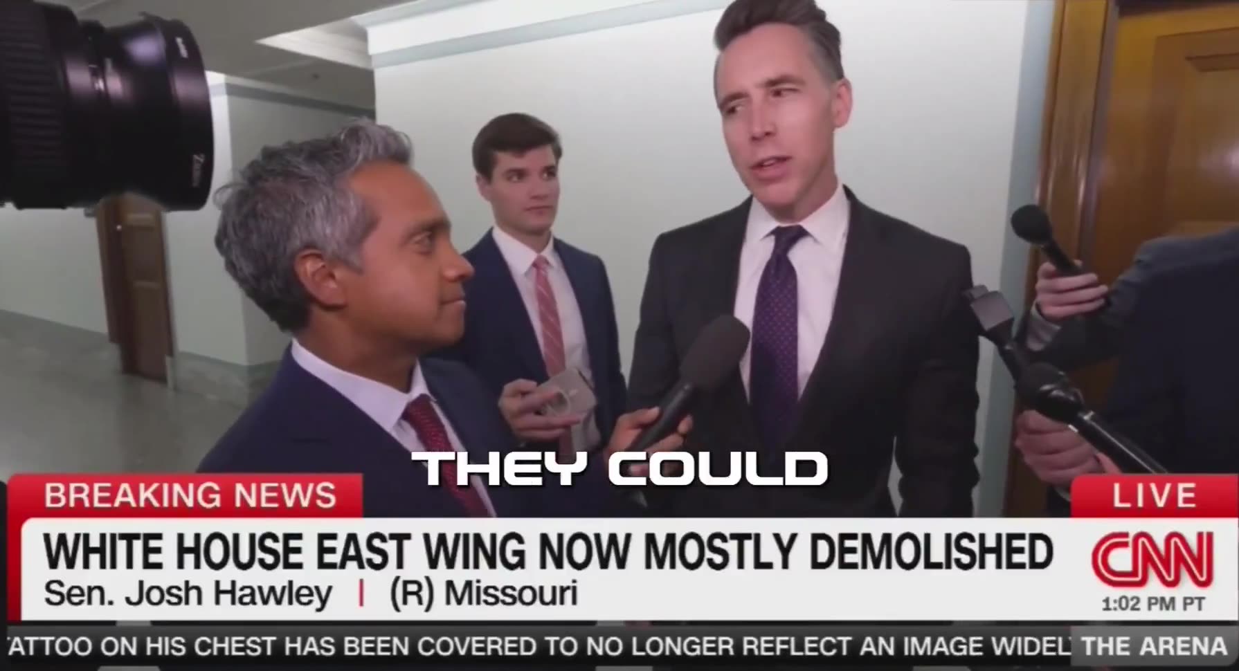 Senator Josh Hawley dismantled CNN reporter Manu Rajus narrative during a live interview
