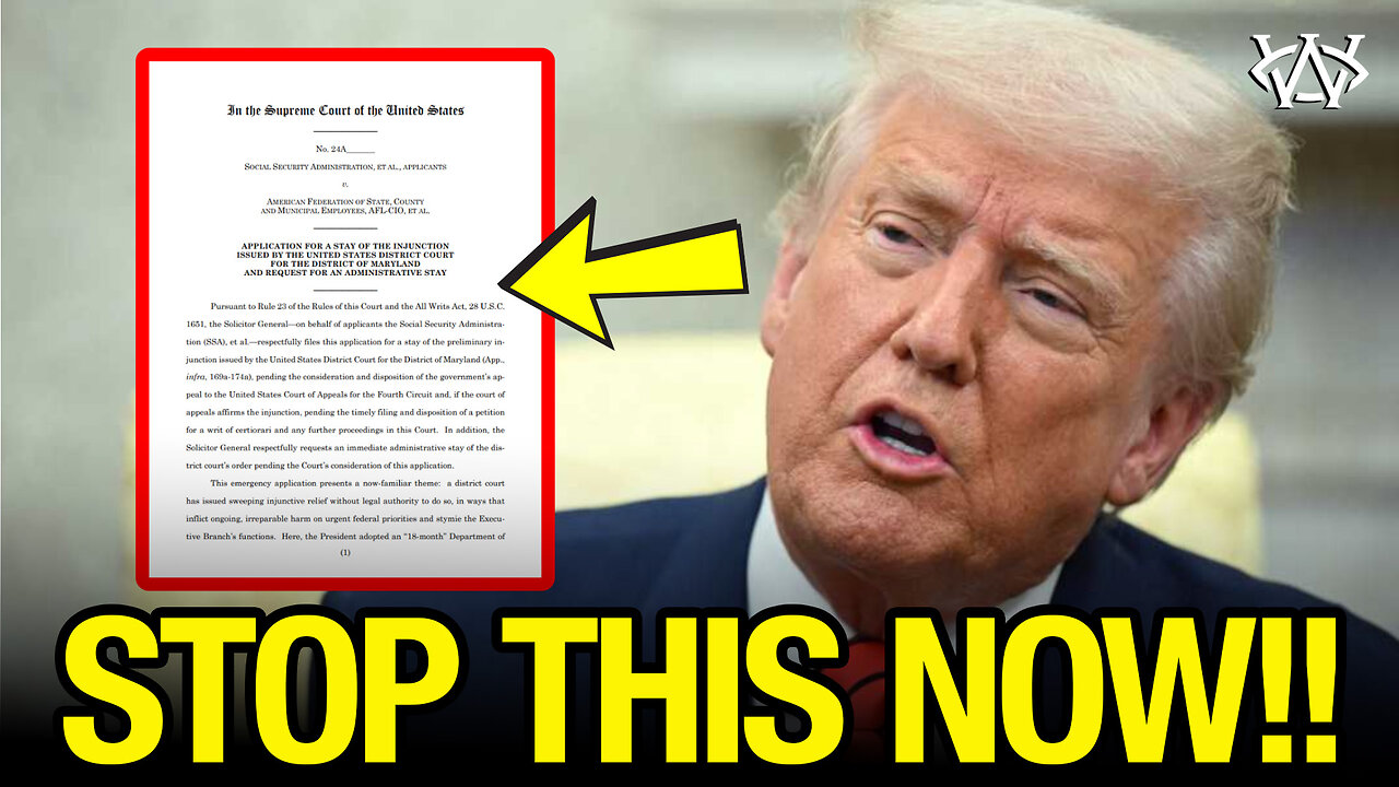 Trump Files EMERGENCY Appeal to SCOTUS!