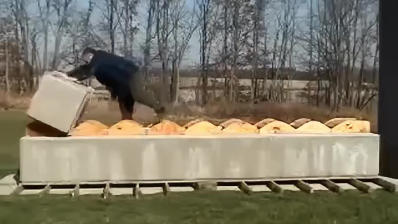 THIS IS A DEMONSTRATION ON HOW A SINGLE PERSON CAN MANIPULATE MASSIVE MONOLITHS OR HOW THEY COULD HAVE BEEN MOVED IN ANCIENT TIMES