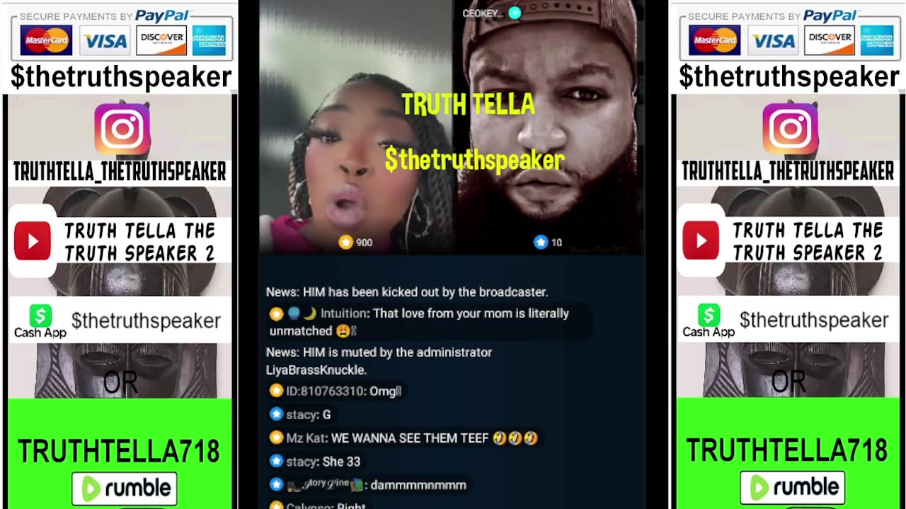 LIYAH THE DOLL SATURDAY AFTERNOON LIVE LINES & READS BRANDON KEYZZ FOR FILTH