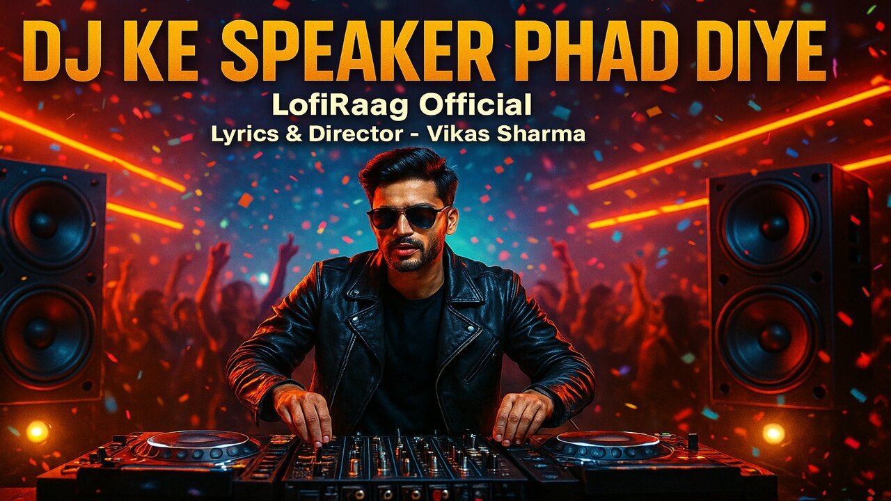 DJ Ke Speaker Phad Diye | Viral Party Song 2025 | Indian Dance Song | Viral Hindi Song | LofiRaag 🔥🎉