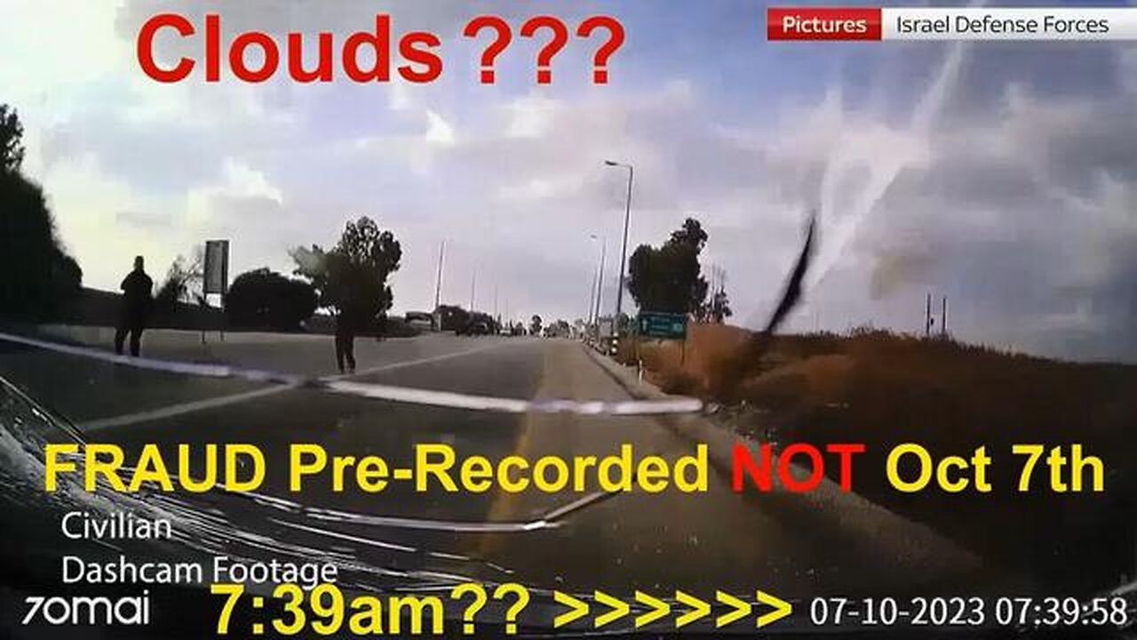 57min Vid PROOF The Oct 7th Bodycams With Clouds Were Pre-Recorded and FRAUDS!!!