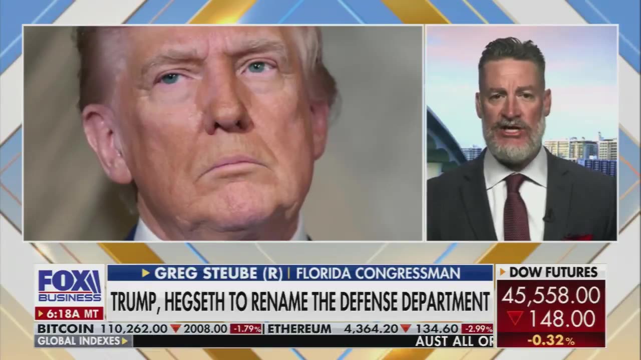 Rep. Greg Steube. I have filed dozens of bills to make permanent all of Trumps executive orders.