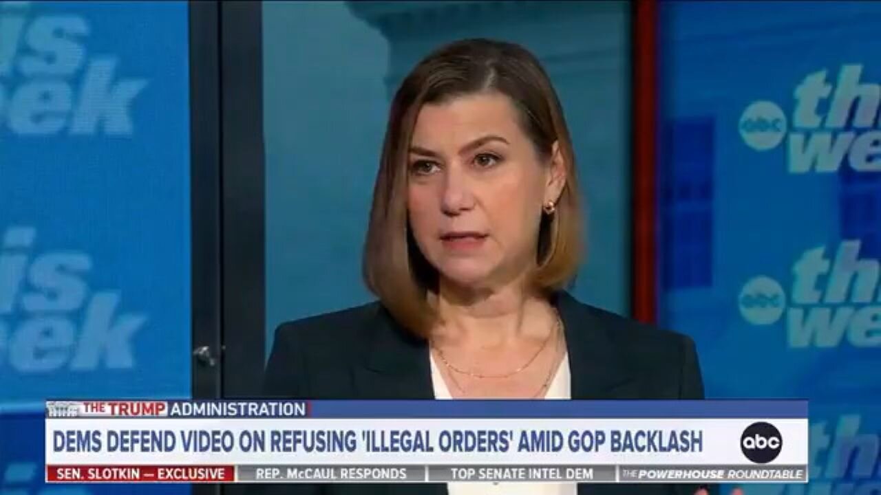 After Admitting Trump Hasnt Issued Any Illegal Orders… Elissa Slotkin Cites Nuremberg Trials, Movie