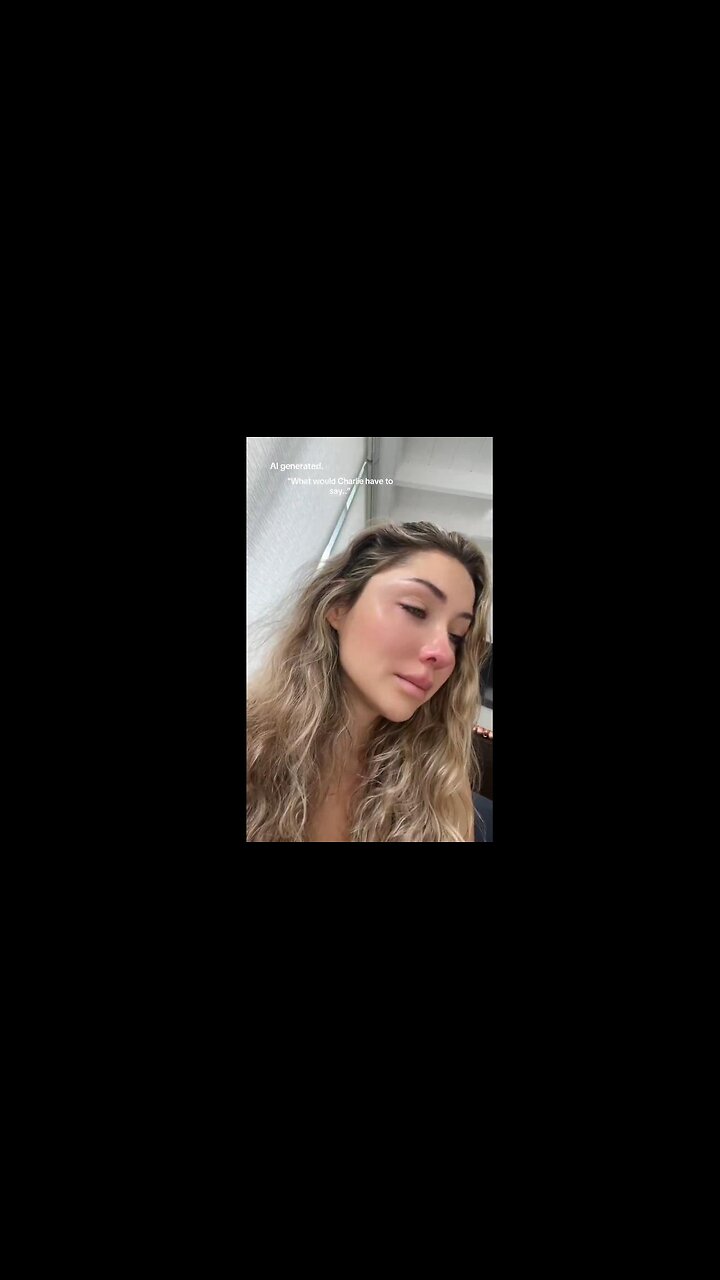 Heartbroken young lady asks AI to generate what Charlie Kirk would say now hes in Heaven
