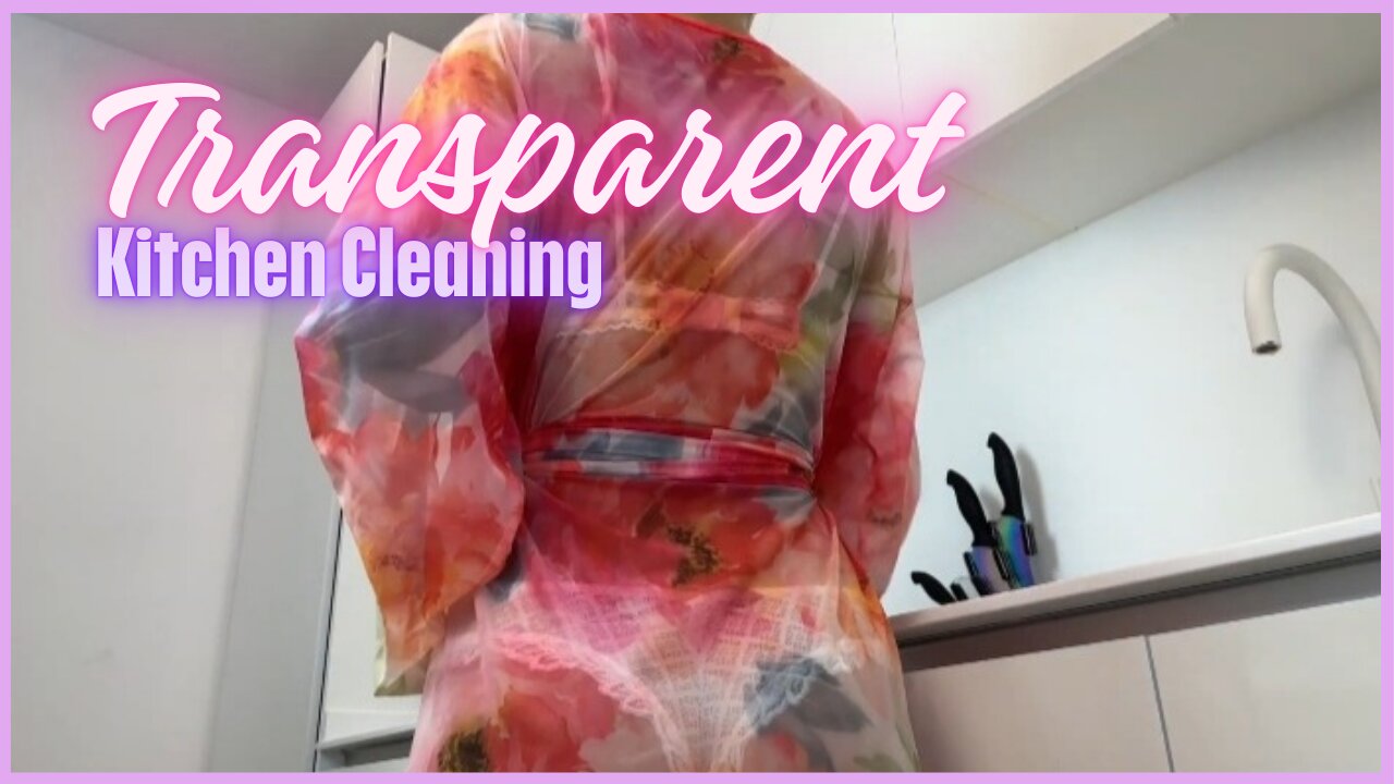 USA Transparent Kitchen Cleaning | ASMR | Try On Haul