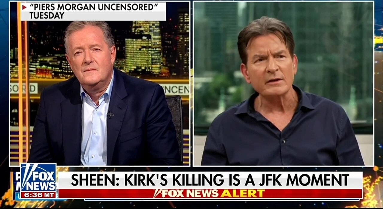 Charlie Sheen: Kirks Murder Is This Generations JFK Moment