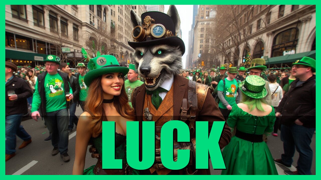 🐺 Bitcoin Alts and Trads move with the Luck o the Irish? 🐺🚨LIVESTREAM🚨