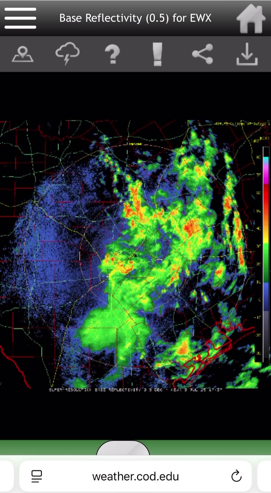 Texas Radar Weather Massacre 7/4-5/25 - Rotational Vortex