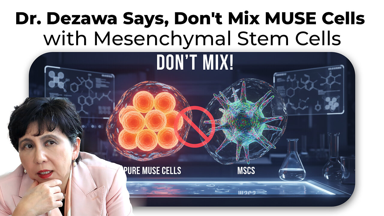 Dr. Dezawa Says, Dont Mix MUSE Cells with Mesenchymal Stem Cells