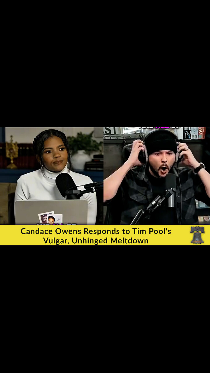 Candace Owens Responds to Tim Pools Vulgar, Unhinged Meltdown