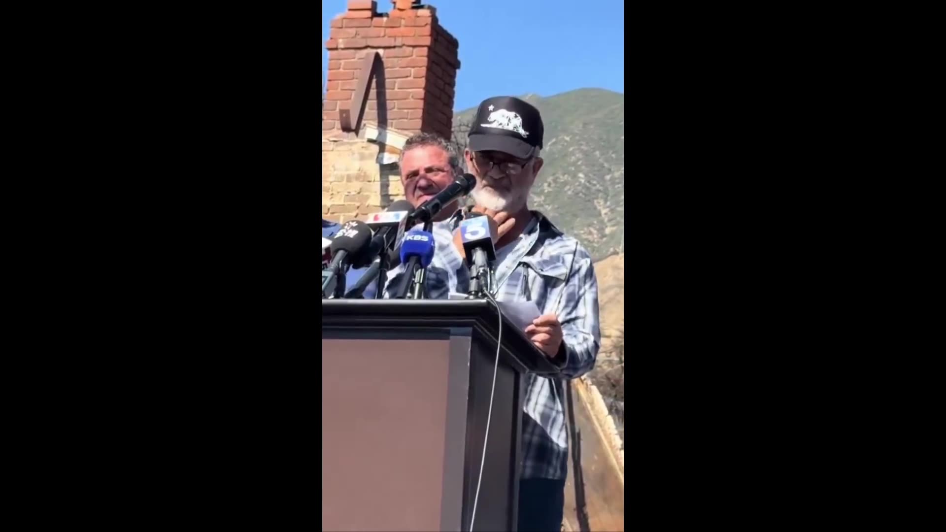 FREEDOM! Mel Gibson rising and targeting Newsom. Wants him investigated...