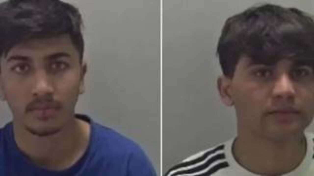 This is the moment two Afghan migrants kidnap a 15-year-old girl before raping her.