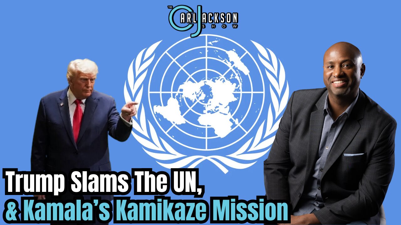 Trump Slams The UN, Kimmel’s Kinda Back, & Kamala’s Kamikaze Mission