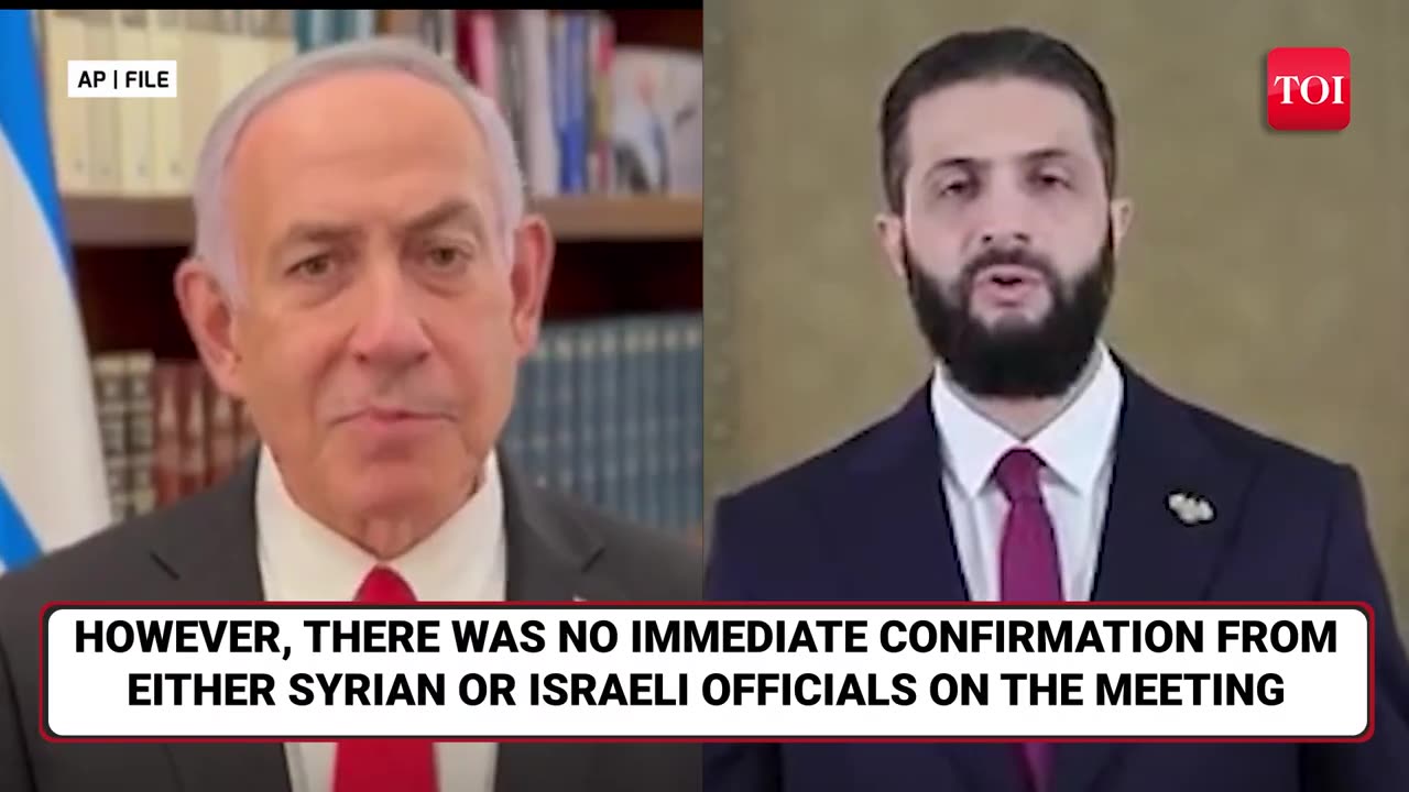 Netanyahu SURRENDERS To Trumps Pressure; Israel & Syria Hold First Meeting After Sweida Clash