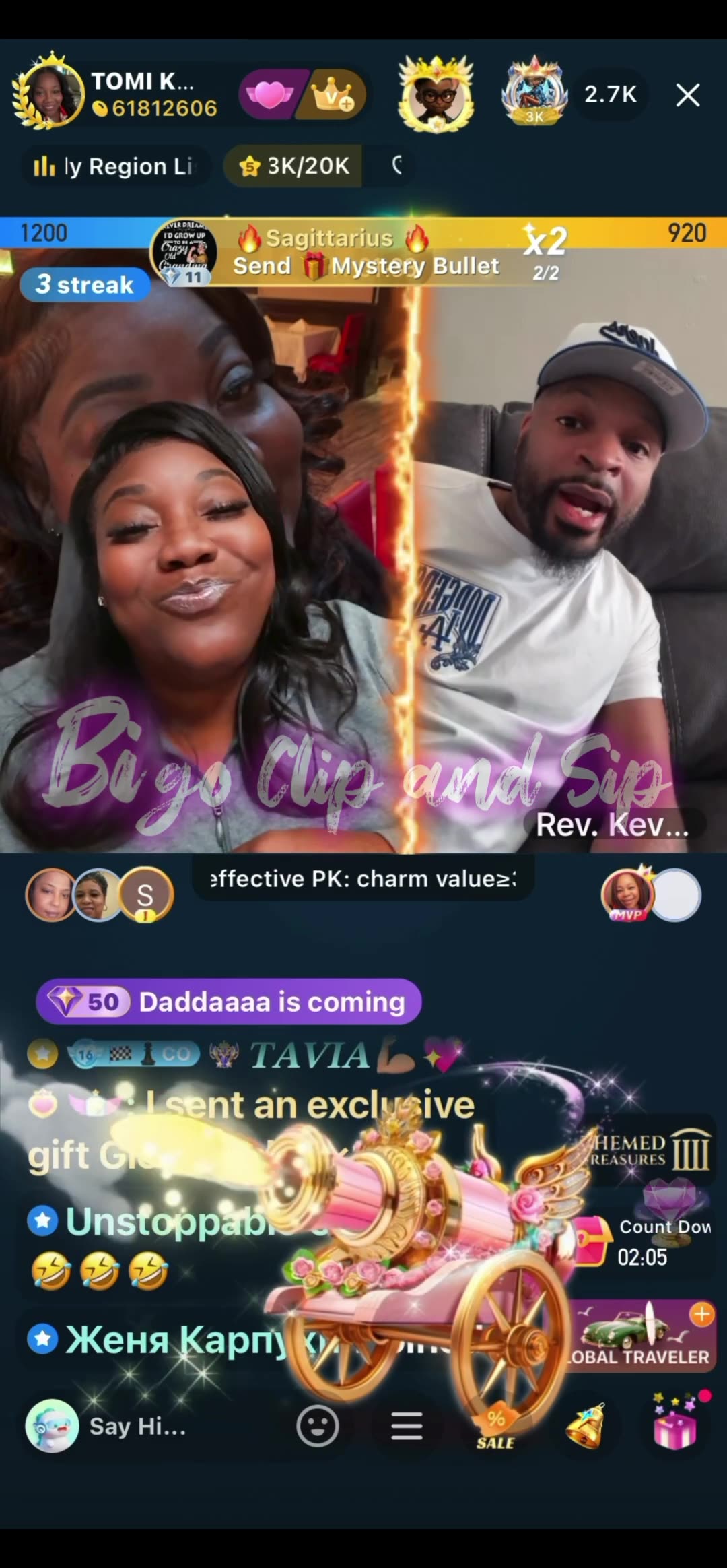 TomiKay lines with the brother n discuss Ms Regina n PastorP 11/4/25 #bigoclipandsip