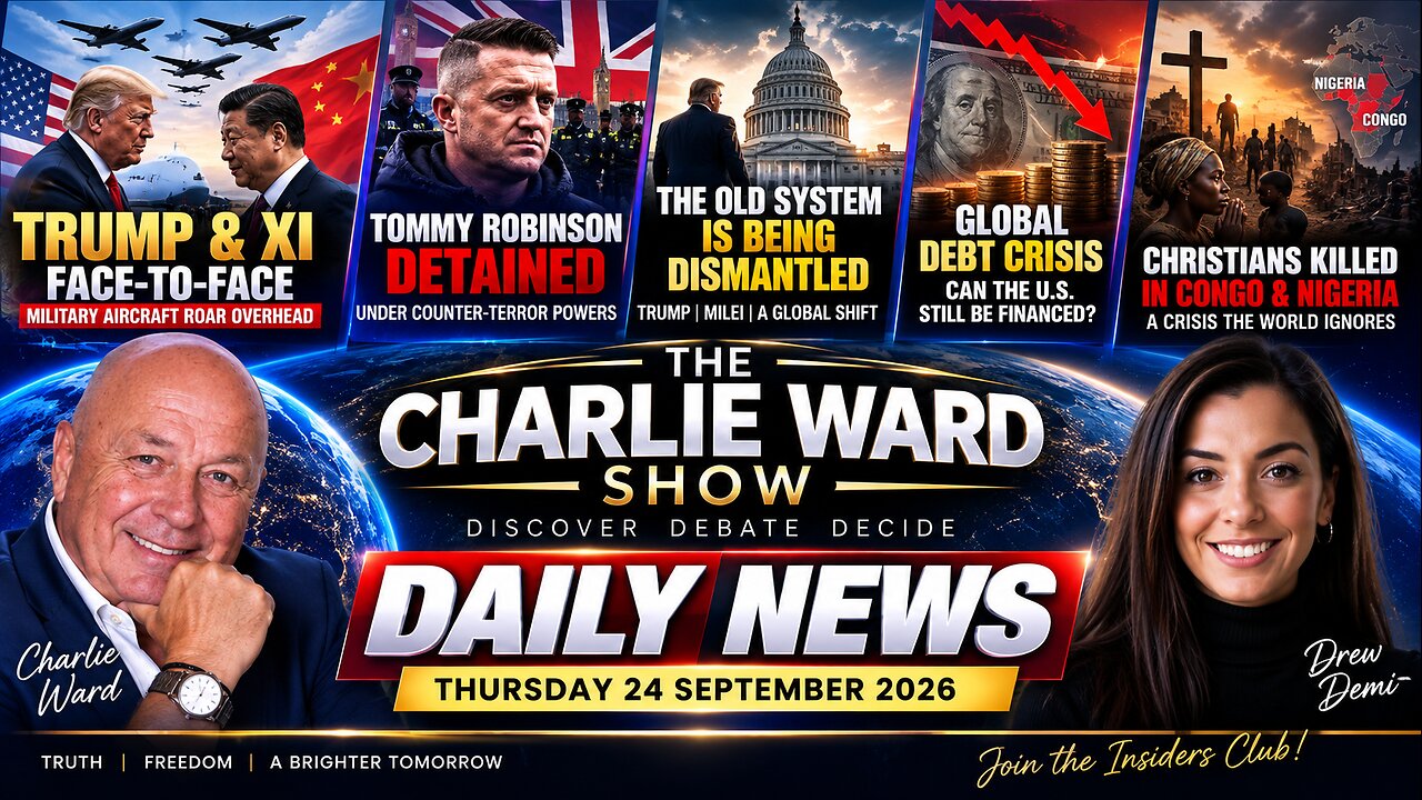 TRUMP & XI FACE-TO-FACE | TOMMY ROBINSON DETAINED | GLOBAL DEBT CRISIS — DAILY NEWS thumbnail