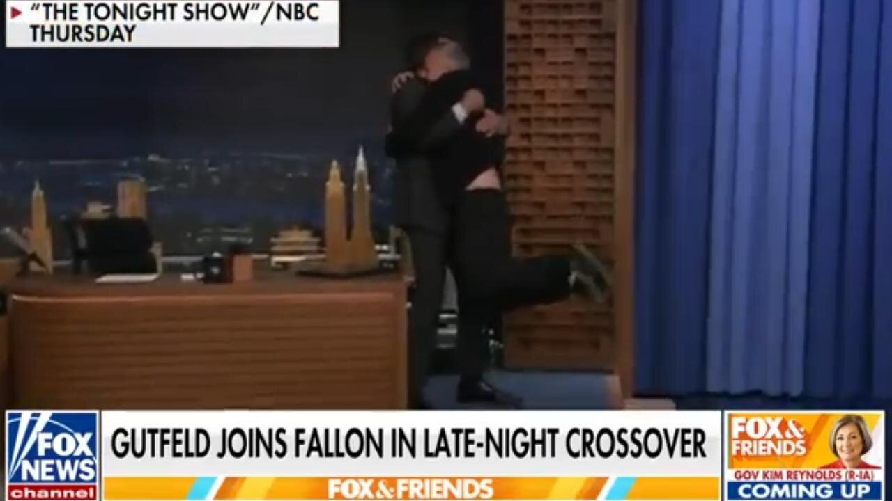 KING OF LATE NIGHT: Greg Gutfeld joins Jimmy Fallon on The Tonight Show