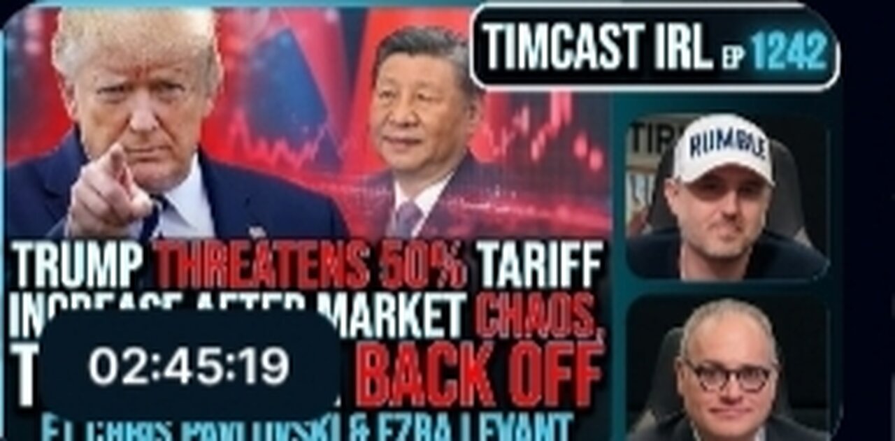 Trump Threatened 50% Tariff says Back off to china loss $6Trillion | timetoscroll123