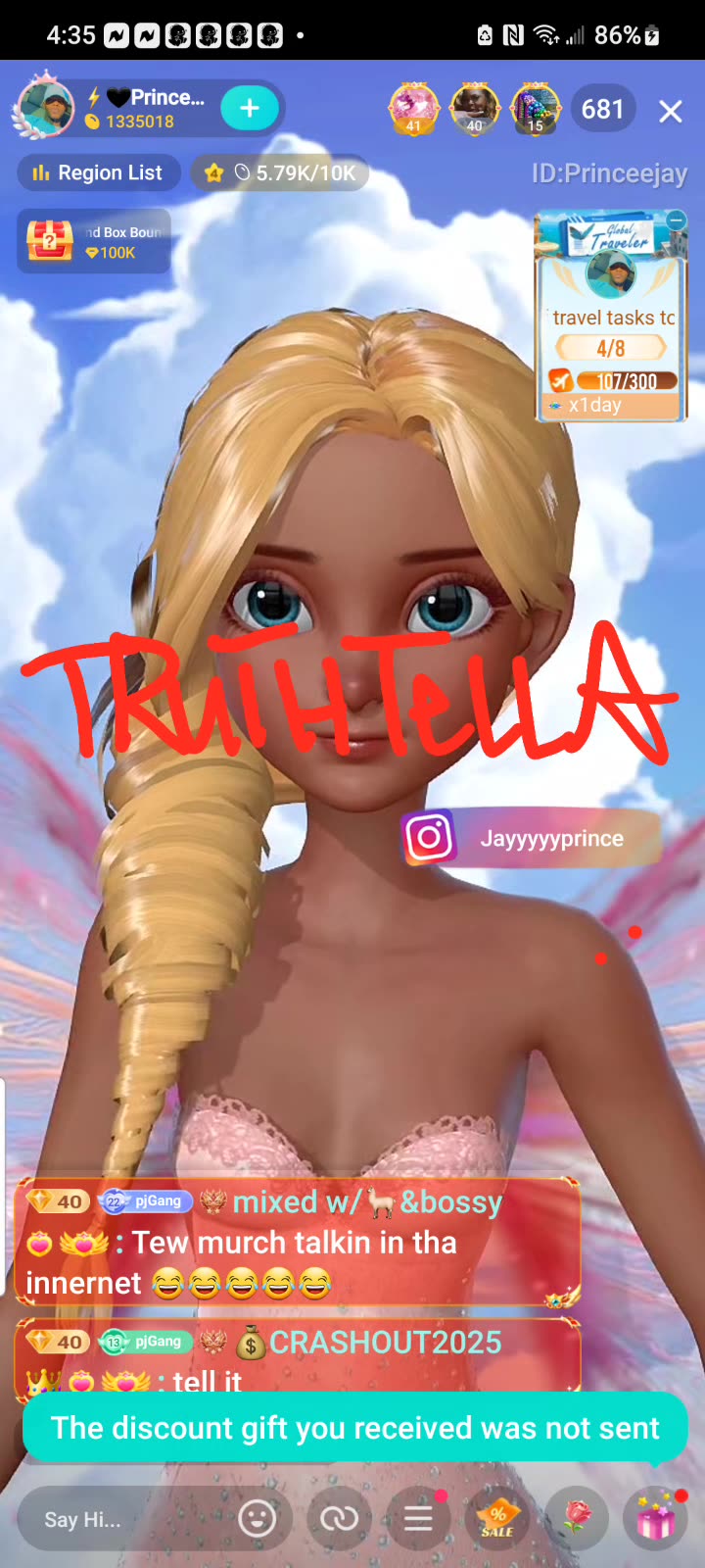 PRINCEJAY TELLS PLAYACANE FUCK YOU & WHATEVER SET YOU CLAIM I BET YOU WONT COME HERE POPPING THAT BULLSHIT