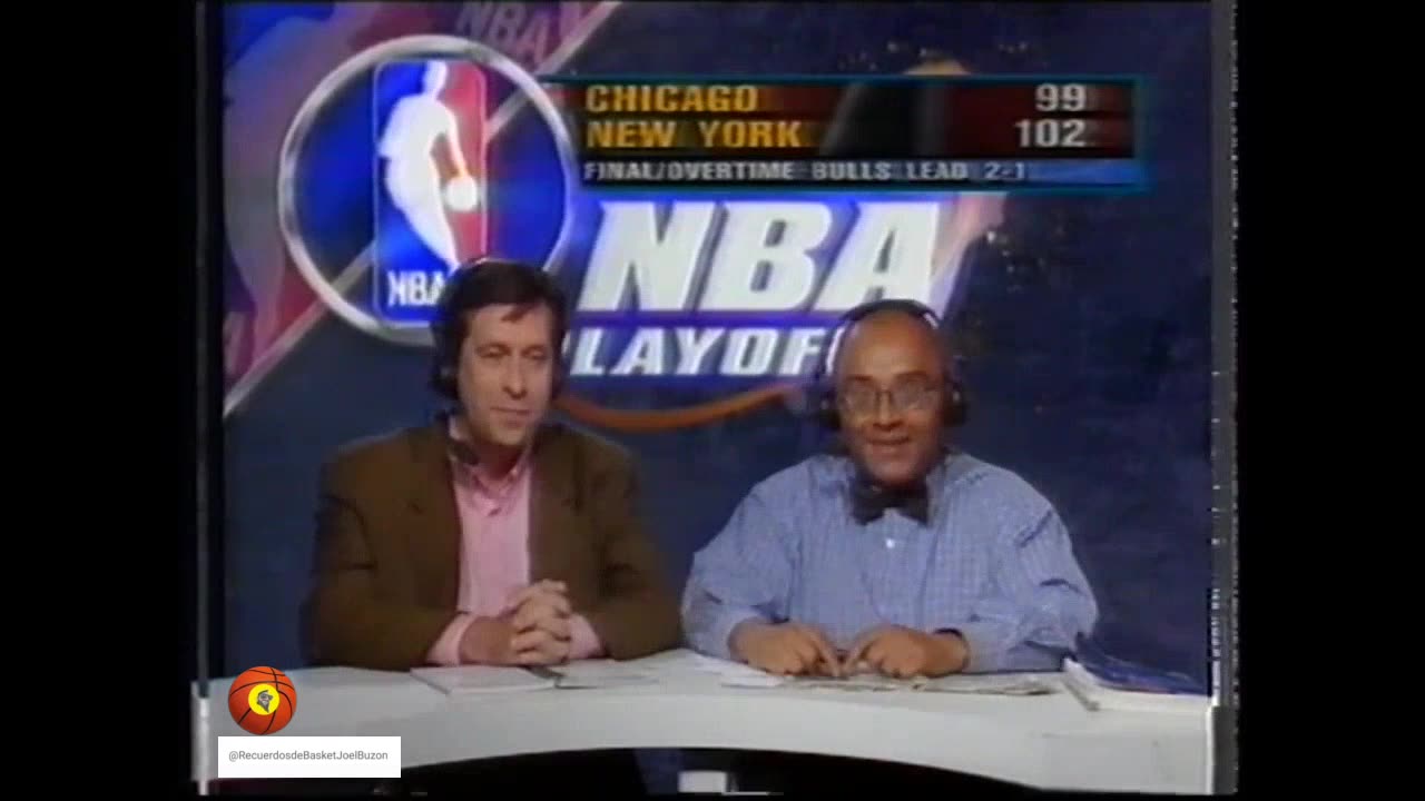 Bulls vs Knicks 3°Game Semifinal Este NBA96 (11 de Mayo, 1996) con A. Montes & S. Segurola