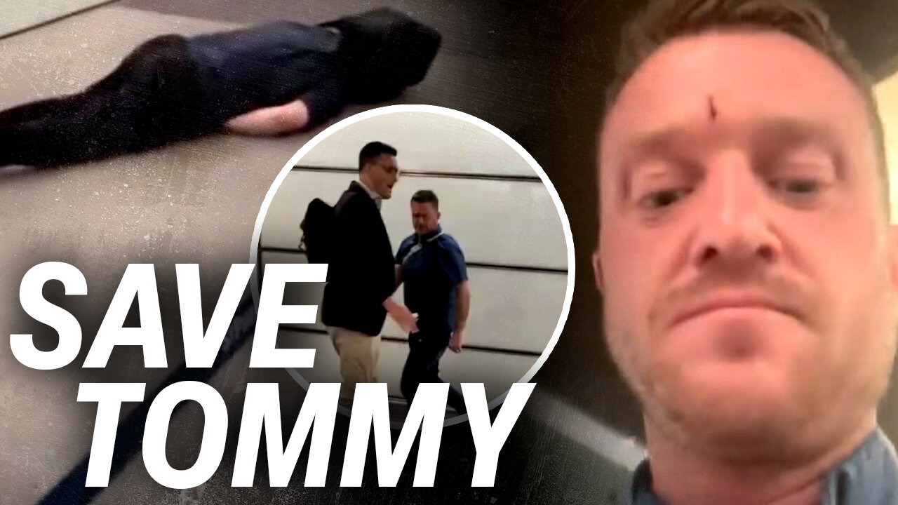 Tommy Robinson ATTACKED on the train — but defends himself