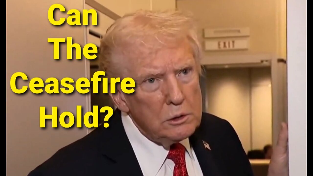 Trumps Ceasefire Bombshell: STILL IN PLACE Despite Israel-Hamas Fire Exchange!