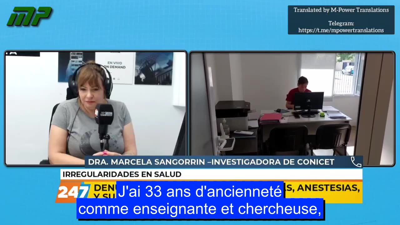 Une scientifique argentine parle franchement à la télévision de la vérité sur les vaccins COVID.