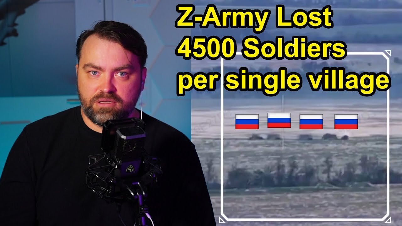 Update from Ukraine | 4500 troops Lost per village. Frontline Shows that Ruzzians Cant win