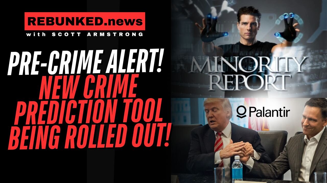 Pre-Crime Alert! New Crime Prediction Tool Being Rolled Out!