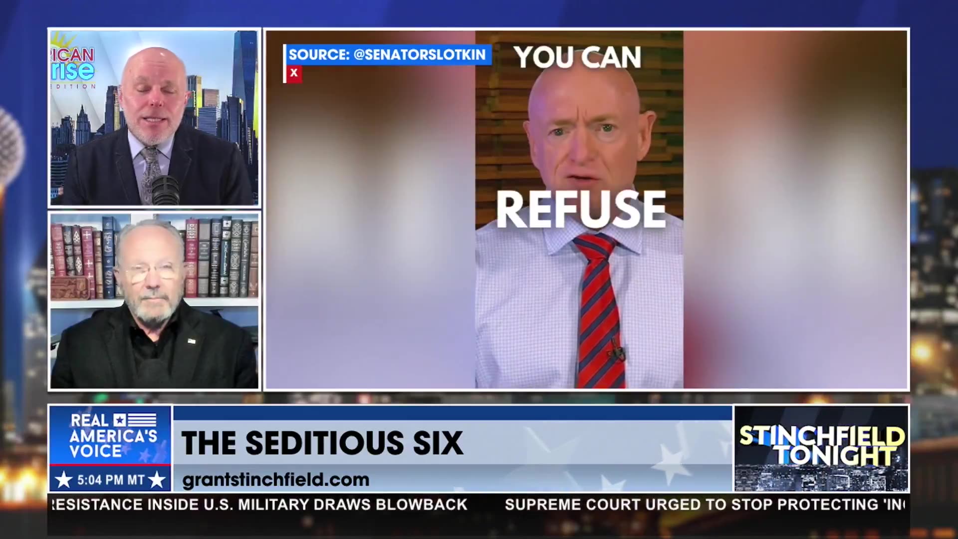 ‘SEDITIOUS SIX’ VIDEO SLAMMED