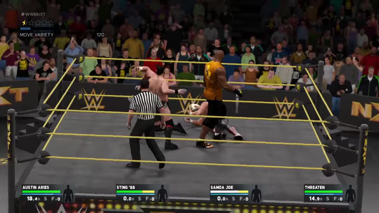 Austin Aries Samoa Joe Sting Threaten